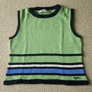 St John Sport Essentials by Marie Gray Sleevless Knit Top sz L